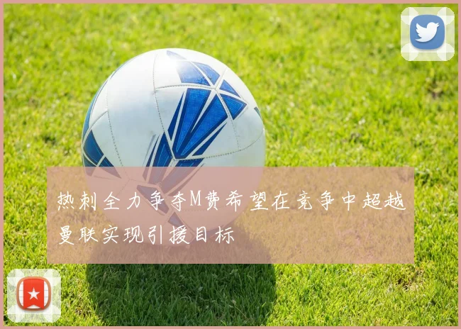 热刺全力争夺M费希望在竞争中超越曼联实现引援目标